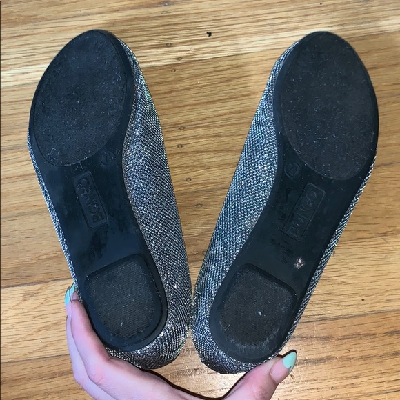 Dark Silver metallic ballet flats - Picture 4 of 4